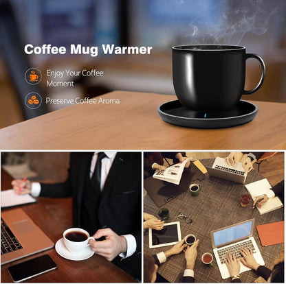 Coffee Mug Warmer with Auto Sensor | Smart Coffee Cup Warmer for Desk | Electric Beverage Warmer Plate | Coffee Warmer with Auto Shut off | Candle Warmer for Office Home